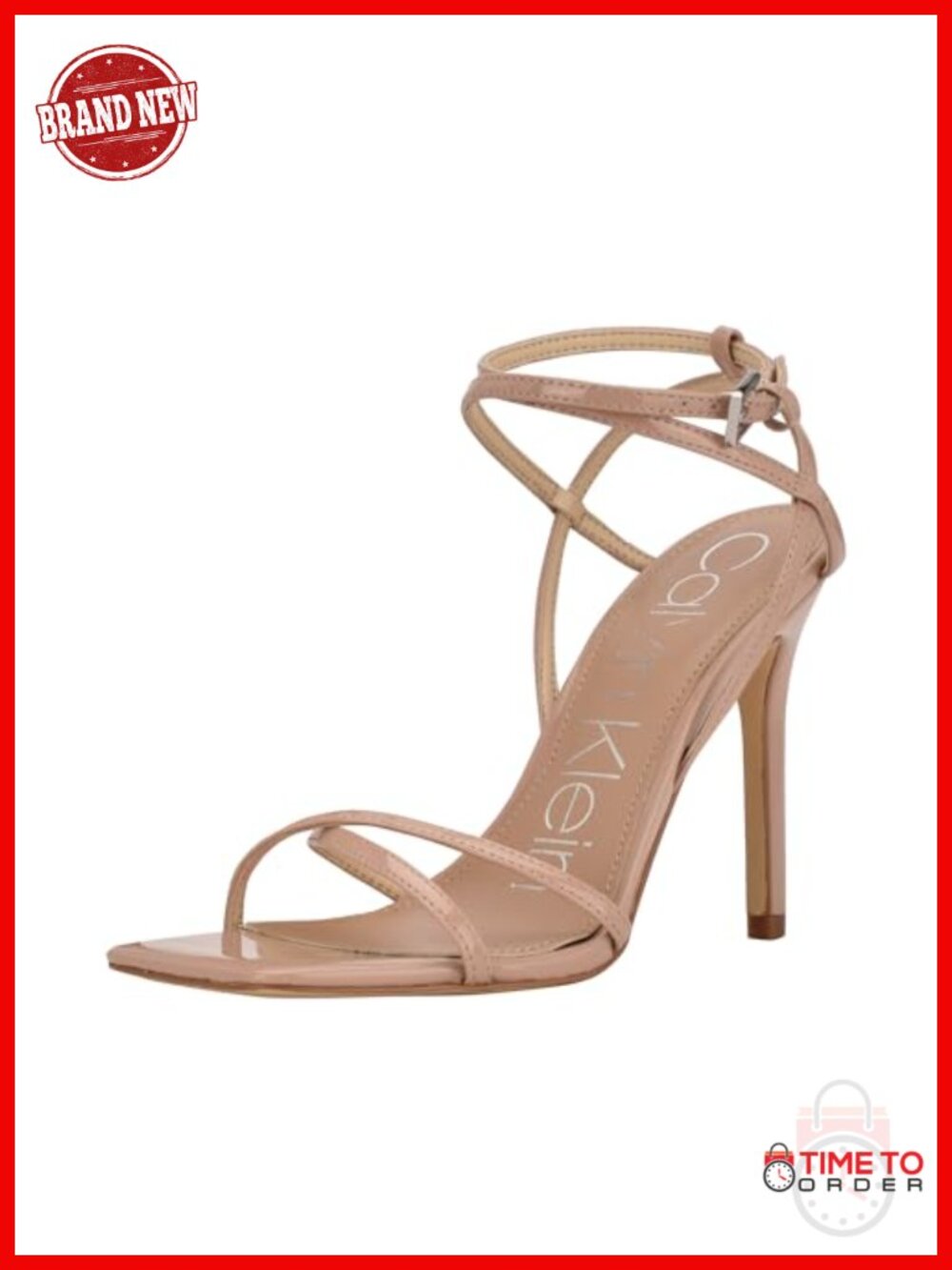 Women's Faux Suede Stiletto Heeled Sandal
